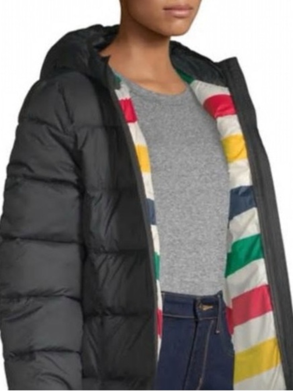 HBC Stripes puffer jacket